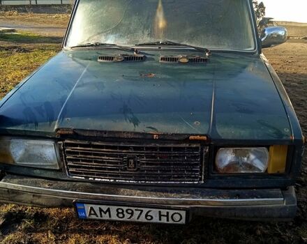 Зеленый ВАЗ 2107, объемом двигателя 1.5 л и пробегом 100 тыс. км за 600 $, фото 3 на Automoto.ua