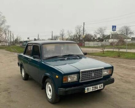 Зеленый ВАЗ 2107, объемом двигателя 1.6 л и пробегом 69 тыс. км за 1136 $, фото 3 на Automoto.ua