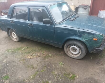 Зеленый ВАЗ 2107, объемом двигателя 1.5 л и пробегом 116 тыс. км за 568 $, фото 1 на Automoto.ua
