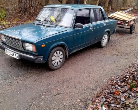 Зелений ВАЗ 2107, об'ємом двигуна 1.5 л та пробігом 103 тис. км за 1500 $, фото 1 на Automoto.ua