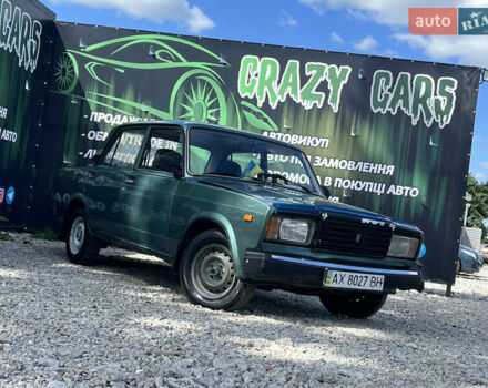 Зеленый ВАЗ 2107, объемом двигателя 1.5 л и пробегом 100 тыс. км за 1300 $, фото 1 на Automoto.ua