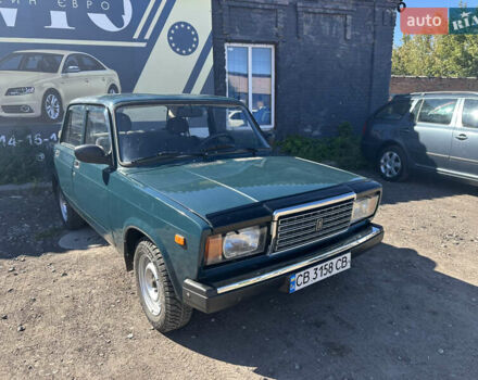 Зеленый ВАЗ 2107, объемом двигателя 1.45 л и пробегом 189 тыс. км за 1250 $, фото 2 на Automoto.ua