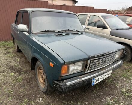 Зеленый ВАЗ 2107, объемом двигателя 1.6 л и пробегом 220 тыс. км за 712 $, фото 1 на Automoto.ua