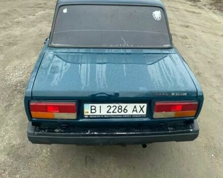 Зеленый ВАЗ 2107, объемом двигателя 1.6 л и пробегом 69 тыс. км за 1136 $, фото 4 на Automoto.ua