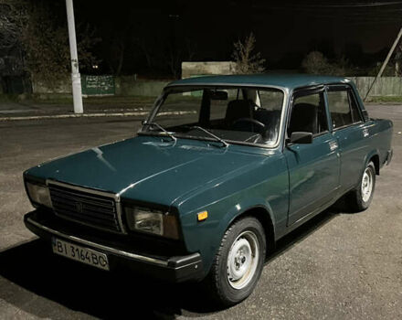 Зеленый ВАЗ 2107, объемом двигателя 1.5 л и пробегом 49 тыс. км за 1999 $, фото 1 на Automoto.ua