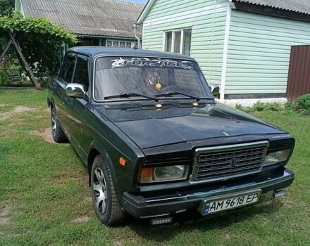 Зеленый ВАЗ 2107, объемом двигателя 1.6 л и пробегом 118 тыс. км за 2400 $, фото 1 на Automoto.ua