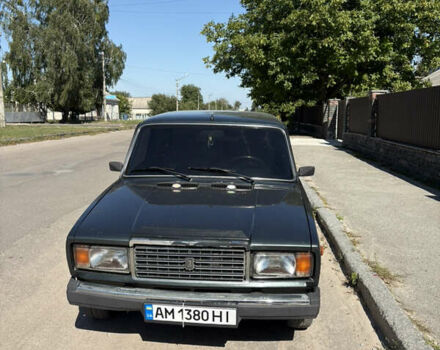 Зеленый ВАЗ 2107, объемом двигателя 1.57 л и пробегом 86 тыс. км за 3200 $, фото 1 на Automoto.ua