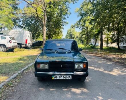 Зеленый ВАЗ 2107, объемом двигателя 1.5 л и пробегом 200 тыс. км за 450 $, фото 3 на Automoto.ua