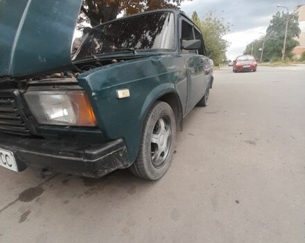 Зеленый ВАЗ 2107, объемом двигателя 1.5 л и пробегом 100 тыс. км за 792 $, фото 3 на Automoto.ua