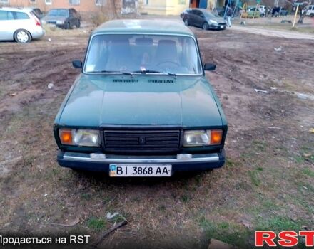 Зеленый ВАЗ 2107, объемом двигателя 15 л и пробегом 0 тыс. км за 450 $, фото 1 на Automoto.ua
