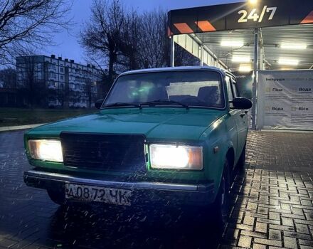 Зеленый ВАЗ 2107, объемом двигателя 1.5 л и пробегом 0 тыс. км за 710 $, фото 1 на Automoto.ua