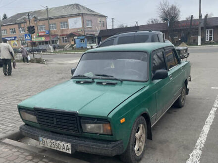 Зеленый ВАЗ 2107, объемом двигателя 1.5 л и пробегом 64 тыс. км за 850 $, фото 1 на Automoto.ua