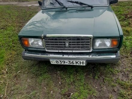 Зеленый ВАЗ 2107, объемом двигателя 1.5 л и пробегом 158 тыс. км за 830 $, фото 1 на Automoto.ua