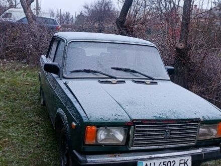 Зелений ВАЗ 2107, об'ємом двигуна 1.5 л та пробігом 50 тис. км за 473 $, фото 1 на Automoto.ua