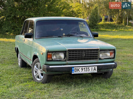 Зеленый ВАЗ 2107, объемом двигателя 1.45 л и пробегом 123 тыс. км за 1299 $, фото 1 на Automoto.ua