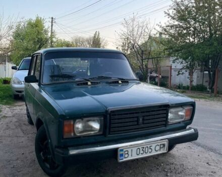 Зеленый ВАЗ 2107, объемом двигателя 1.5 л и пробегом 1 тыс. км за 595 $, фото 1 на Automoto.ua