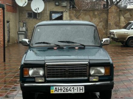 Зеленый ВАЗ 2107, объемом двигателя 1.6 л и пробегом 100 тыс. км за 546 $, фото 1 на Automoto.ua