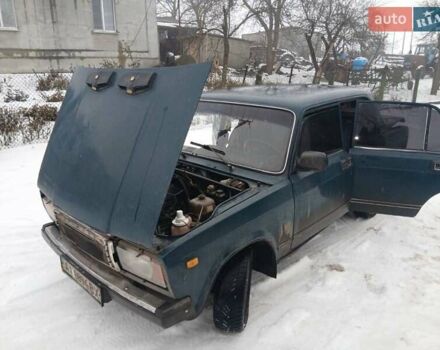 Зеленый ВАЗ 2107, объемом двигателя 1.3 л и пробегом 152 тыс. км за 1100 $, фото 1 на Automoto.ua