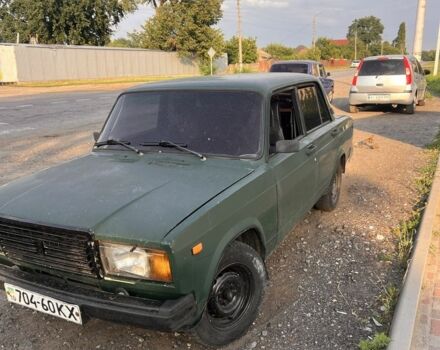 Зеленый ВАЗ 2107, объемом двигателя 1.5 л и пробегом 2 тыс. км за 625 $, фото 1 на Automoto.ua