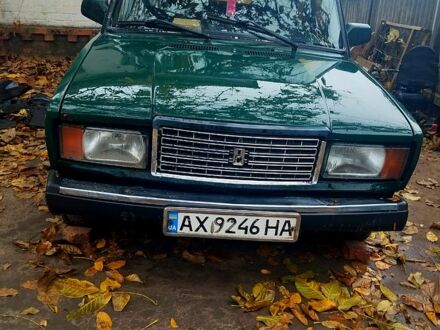 Зеленый ВАЗ 2107, объемом двигателя 1.5 л и пробегом 213 тыс. км за 500 $, фото 1 на Automoto.ua