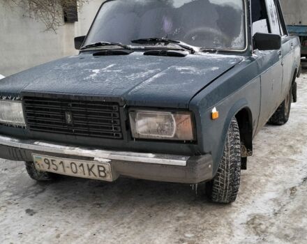 Зеленый ВАЗ 2107, объемом двигателя 1.3 л и пробегом 2 тыс. км за 650 $, фото 1 на Automoto.ua