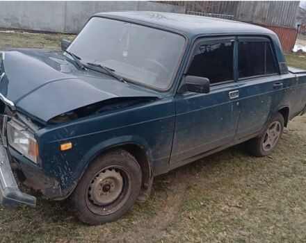 Зеленый ВАЗ 2107, объемом двигателя 1.5 л и пробегом 44 тыс. км за 210 $, фото 1 на Automoto.ua