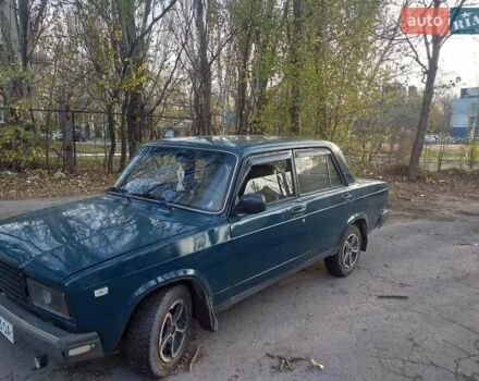Зеленый ВАЗ 2107, объемом двигателя 1.45 л и пробегом 158 тыс. км за 1500 $, фото 1 на Automoto.ua