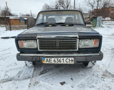 Зеленый ВАЗ 2107, объемом двигателя 1 л и пробегом 743 тыс. км за 596 $, фото 1 на Automoto.ua