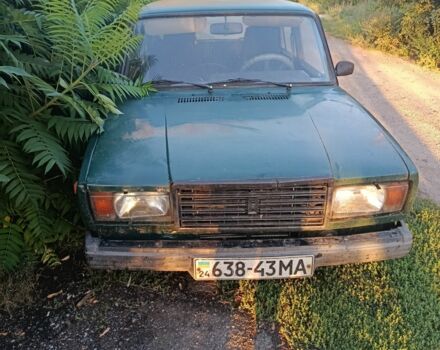 Зеленый ВАЗ 2107, объемом двигателя 2 л и пробегом 20 тыс. км за 534 $, фото 1 на Automoto.ua