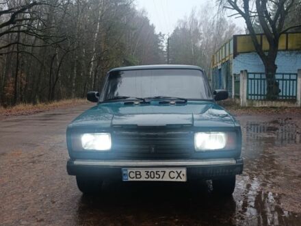 Зеленый ВАЗ 2107, объемом двигателя 1.6 л и пробегом 2 тыс. км за 438 $, фото 1 на Automoto.ua