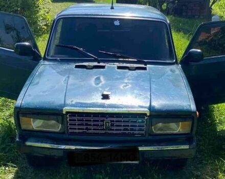 Зеленый ВАЗ 2107, объемом двигателя 1.5 л и пробегом 150 тыс. км за 950 $, фото 1 на Automoto.ua