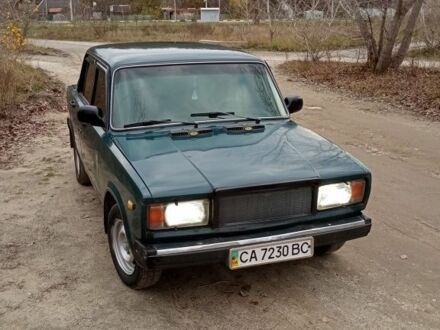 Зеленый ВАЗ 2107, объемом двигателя 1.5 л и пробегом 89 тыс. км за 714 $, фото 1 на Automoto.ua