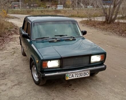 Зеленый ВАЗ 2107, объемом двигателя 1.5 л и пробегом 89 тыс. км за 714 $, фото 1 на Automoto.ua