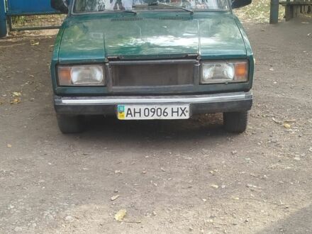 Зеленый ВАЗ 2107, объемом двигателя 1 л и пробегом 55 тыс. км за 286 $, фото 1 на Automoto.ua