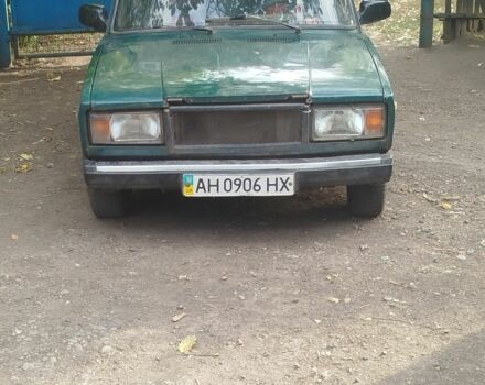 Зеленый ВАЗ 2107, объемом двигателя 1 л и пробегом 55 тыс. км за 286 $, фото 1 на Automoto.ua