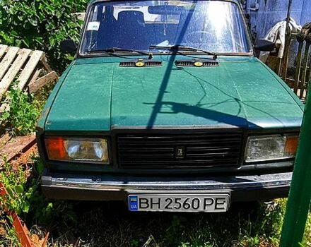 Зеленый ВАЗ 2107, объемом двигателя 1.5 л и пробегом 0 тыс. км за 600 $, фото 1 на Automoto.ua