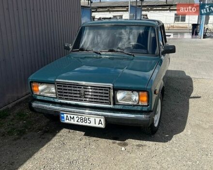 Зеленый ВАЗ 2107, объемом двигателя 1.45 л и пробегом 85 тыс. км за 1699 $, фото 1 на Automoto.ua
