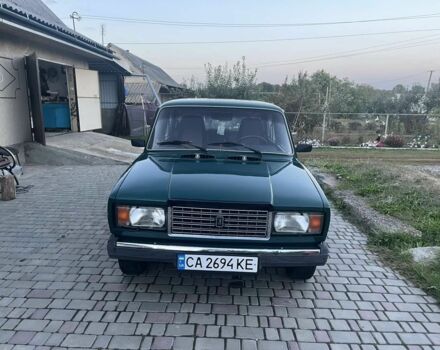 Зелений ВАЗ 2107, об'ємом двигуна 1.6 л та пробігом 142 тис. км за 1151 $, фото 1 на Automoto.ua