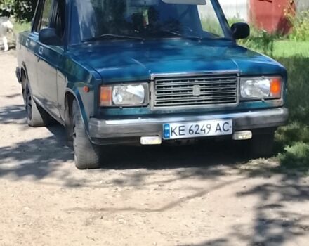 Зеленый ВАЗ 2107, объемом двигателя 1.5 л и пробегом 76 тыс. км за 967 $, фото 1 на Automoto.ua