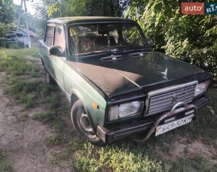 Зеленый ВАЗ 2107, объемом двигателя 1.3 л и пробегом 685 тыс. км за 700 $, фото 1 на Automoto.ua