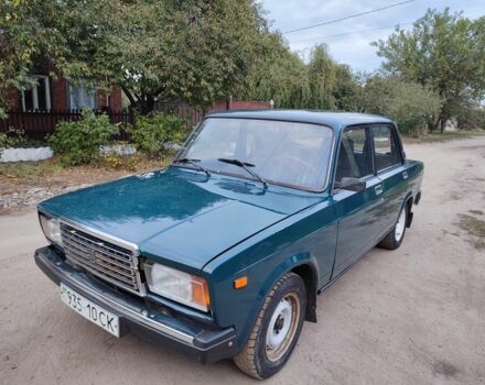 Зеленый ВАЗ 2107, объемом двигателя 1.5 л и пробегом 100 тыс. км за 1004 $, фото 1 на Automoto.ua