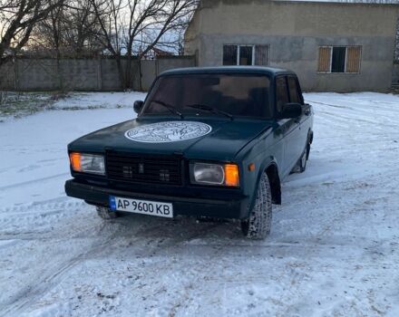 Зеленый ВАЗ 2107, объемом двигателя 1.5 л и пробегом 60 тыс. км за 615 $, фото 1 на Automoto.ua