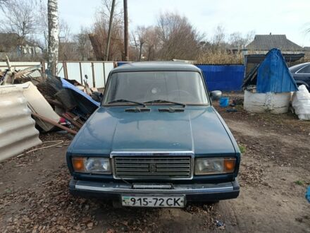 Зеленый ВАЗ 2107, объемом двигателя 1.5 л и пробегом 50 тыс. км за 700 $, фото 1 на Automoto.ua