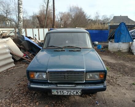 Зеленый ВАЗ 2107, объемом двигателя 1.5 л и пробегом 50 тыс. км за 700 $, фото 1 на Automoto.ua