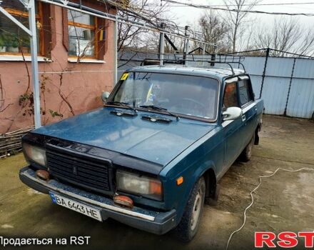 Зеленый ВАЗ 2107, объемом двигателя 1.6 л и пробегом 45 тыс. км за 680 $, фото 1 на Automoto.ua