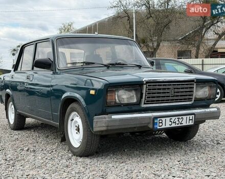 Зеленый ВАЗ 2107, объемом двигателя 1.5 л и пробегом 200 тыс. км за 999 $, фото 1 на Automoto.ua