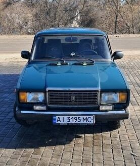 Зеленый ВАЗ 2107, объемом двигателя 1.45 л и пробегом 70 тыс. км за 1200 $, фото 1 на Automoto.ua