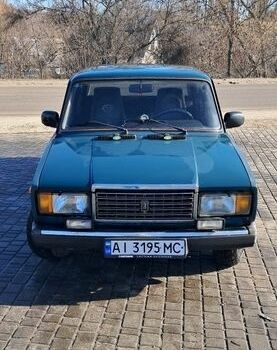 Зеленый ВАЗ 2107, объемом двигателя 1.45 л и пробегом 70 тыс. км за 1200 $, фото 1 на Automoto.ua