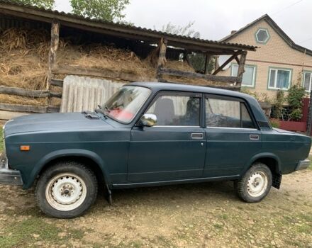 Зеленый ВАЗ 2107, объемом двигателя 1.5 л и пробегом 230 тыс. км за 1300 $, фото 1 на Automoto.ua