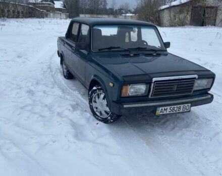 Зелений ВАЗ 2107, об'ємом двигуна 1.6 л та пробігом 86 тис. км за 1300 $, фото 1 на Automoto.ua